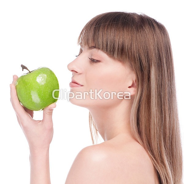 해외작가포토 - 클립아트코리아 :: 통로이미지(주) 20-24세,__적합한콘텐츠,고해상,과일,누끼,들기,백인,뷰티,사과,사람,서양인,스튜디오,실내,어른... 