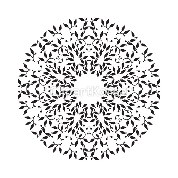 일러스트 - 클립아트코리아 :: 통로이미지(주) __적합한콘텐츠,검정색,꽃,나무,나뭇잎,도형,무늬,백그라운드,벡터,복잡,스파,식물,약초,여자,원형... 