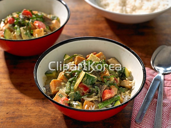해외작가포토 - 클립아트코리아 :: 통로이미지(주) 곁들임요리,계절,다양함,동남아시아,동양음식,레시피,비건,사람없음,스튜디오,실내,쌀,아시아... 