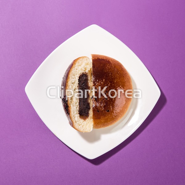 국내작가포토 - 클립아트코리아 :: 통로이미지(주) 간식,단팥빵,달콤함,디저트,빵,요리,음식,접시,제과점