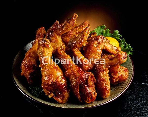 국내작가포토 - 클립아트코리아 :: 통로이미지(주) __적합한콘텐츠,닭고기,사람없음,양념치킨,양식,육류,음식,통닭