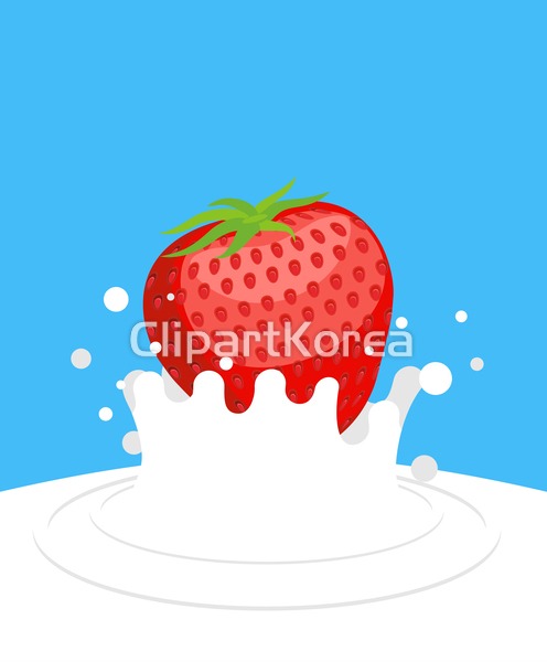 주) __적합한콘텐츠,간식,건강,과일,낙하,누끼,달콤함,디저트,딸기,떨어짐,먹기,모션,물결... 음식,잎,자연,채식주의,초록색,클로즈업,튐,활력,흰색