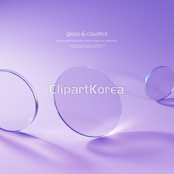 합성·편집 - 클립아트코리아 :: 통로이미지(주) CG,고해상,광택,단순,미니멀리즘,보라색,빛,사람없음,스튜디오,실내,오브젝트,원형,유리,재질... 