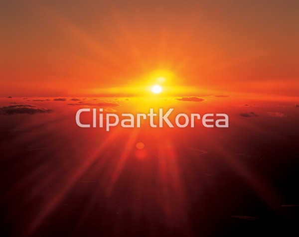 국내작가포토 - 클립아트코리아 :: 통로이미지(주) 구름,국내여행,빛,실외,운해,일출[일몰],자연,태양,풍경[경치],하늘,한국,항공촬영,햇빛