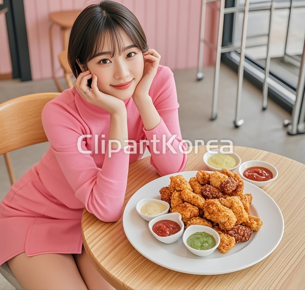 맛있는 치킨의 유혹: 후라이드와 양념 치킨 / tci00400000897 / JPG - 멤버십 AI이미지